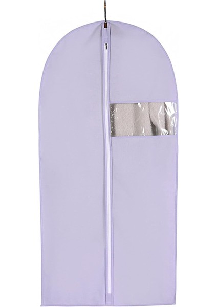 Giysi Saklama Için Giysi Çantaları, Körüklü Fermuarlı Seyahat Giysi Çantası Nefes Alabilen Takım Elbise Gömlek Elbiseler Için Giysi Kılıfı Palto Taro Mor* L (Yurt Dışından)