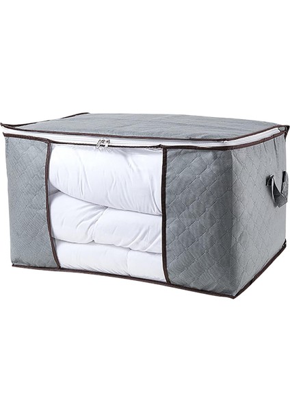 Fermuarlı Büyük Saklama Torbaları, 90L Dolap Düzenleyici Kulplu Saklama Kapları, Giysi Saklama Kapları Yatak Yorgan Battaniye (Yurt Dışından) fiyatları