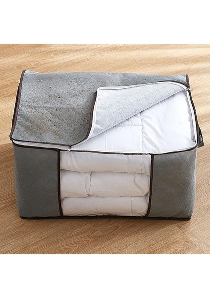 Fermuarlı Büyük Saklama Torbaları, 90L Dolap Düzenleyici Kulplu Saklama Kapları, Giysi Saklama Kapları Yatak Yorgan Battaniye (Yurt Dışından) fırsatları