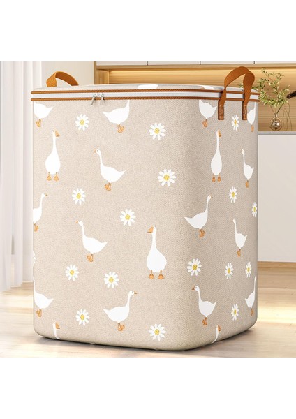 Dokunmamış Fermuar Saklama Kutuları Hareketli Yorgan Saklama Sepeti Seyahat Büyük Kapasiteli Giysi Düzenleyiciler ve Saklama Çantası (Yurt Dışından)