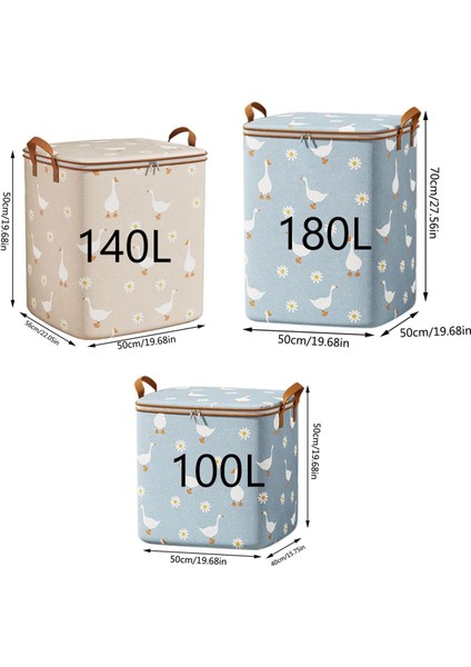 Dokunmamış Fermuar Saklama Kutuları Hareketli Yorgan Saklama Sepeti Seyahat Büyük Kapasiteli Giysi Düzenleyiciler ve Saklama Çantası (Yurt Dışından) fiyatları