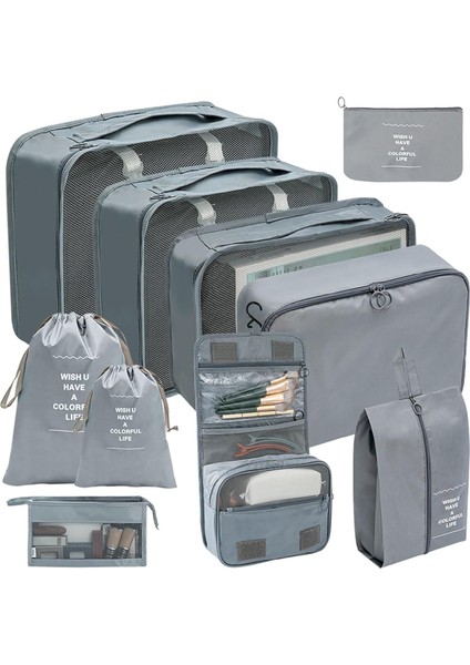 10 Adet/takım Bagaj Organizatörler Çanta Seyahat Için Su Geçirmez Ambalaj Küp Saklama Torbaları Bavullar Için Ipli Çanta Bagaj Organizatörler Çanta (Yurt Dışından) fırsatları