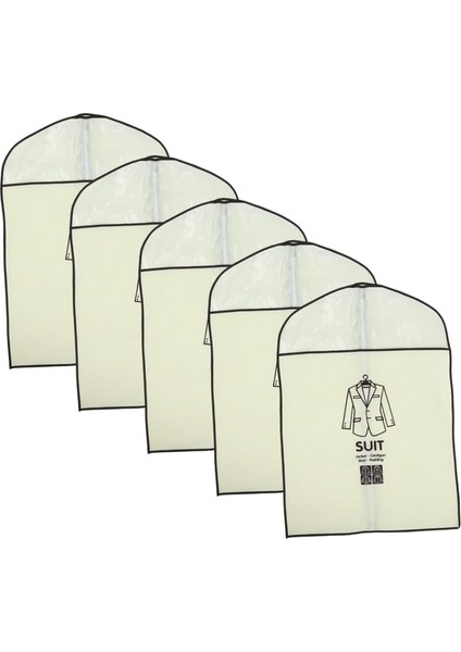 5 Adet Giyim Tozluk Palto Kapak Asılı Elbise Örtüsü Takım Elbise Koruyucu Kapak Ceket Saklama Çantası Elbise Saklama Çantası Elbise Çantası Giyim Çantası Kıyafet Saklama Çantası Do (Yurt Dışından)