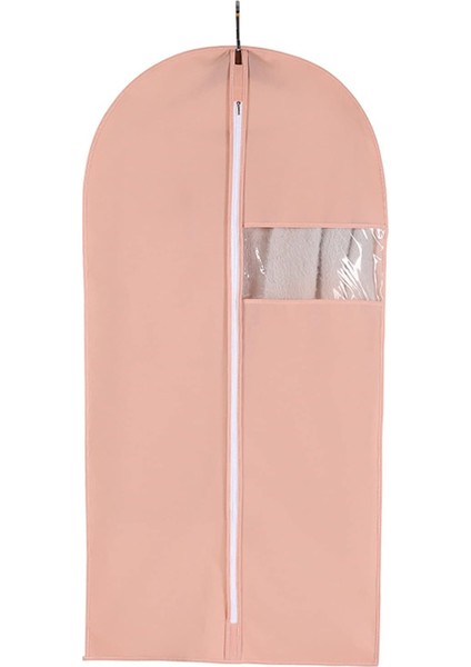 Giysi Saklama Için Giysi Çantaları, Fermuarlı Körüklü Seyahat Giysi Çantası Nefes Alabilen Takım Elbise Gömlek Elbiseler Için Giysi Kılıfı Palto Pembe L (Yurt Dışından)