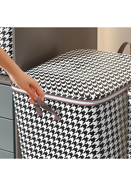 Saklama Torbaları, Giysi Saklama Kutuları Dolap Düzenleyiciler Dalı Saplı Saklama Kapları, Kaz Ayağı Siyah & Beyaz (Yurt Dışından) fırsatları