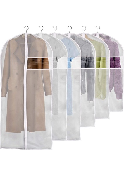 Elbise Çantaları 2- Saklama Için Takım Elbise Çantası 53 x 23 Inç Toz Geçirmez Takım Elbise Koruyucu Kapak Takım Elbise Ceket Elbise Dolabı Için Tam Fermuarlı Saklama (Yurt Dışından) modelleri