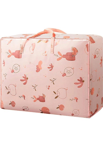 Çok Fonksiyonlu Saklama Çantası Takviyeli Saplı Büyük Kapasiteli Elbise Yorganı Çift Saplı Yatak Takımı Için Su Geçirmez Çizilmeye Dalı Organizatör Mavi Xl (Yurt Dışından)