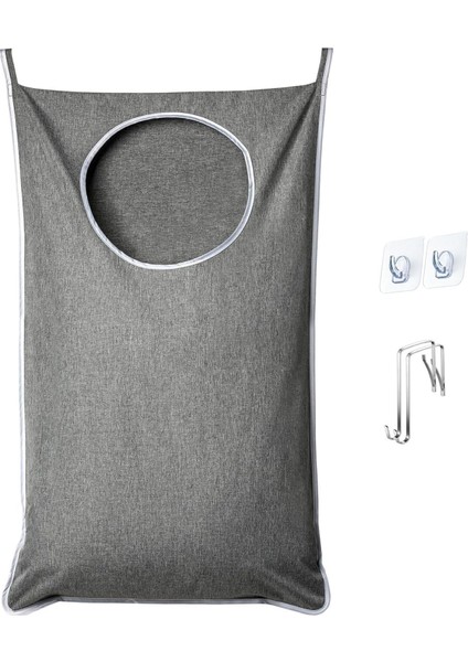 Pratik Duvara Asılı Sepetler Asılı Saklama Sepeti Banyo Saklama Çantası Kirli Giysiler Organizatör Çamaşır Sepeti Ev Duvara Asılı Sepet Kirli Giysiler Organizatör Örgü Saklama Çant (Yurt Dışından)