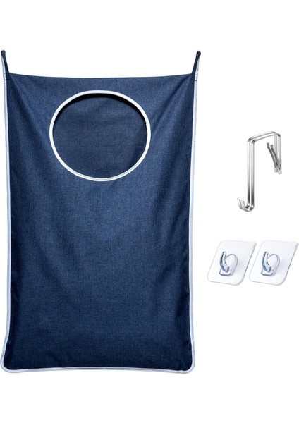 Pratik Duvara Asılı Sepetler Asılı Saklama Sepeti Banyo Saklama Çantası Kirli Giysiler Organizatör Çamaşır Sepeti Ev Duvara Asılı Sepet Kirli Giysiler Organizatör Örgü Saklama Çant (Yurt Dışından) fırsatları