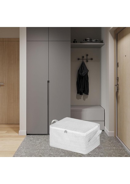 Ev Saklama Çantası, Kulplu Ekstra Büyük Katlanabilir Saklama Torbaları, Güçlendirilmiş Saplar, Çift Fermuarlı, Taşıma, Konaklama Için Çok Amaçlı Saklama Torbaları (Yurt Dışından)