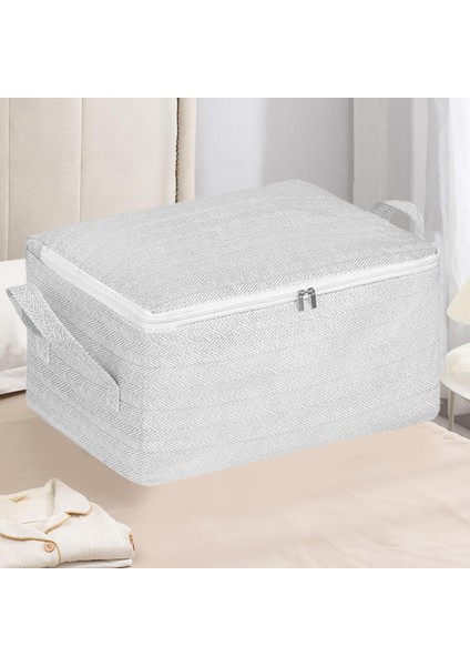 Ev Saklama Çantası, Kulplu Ekstra Büyük Katlanabilir Saklama Torbaları, Güçlendirilmiş Saplar, Çift Fermuarlı, Taşıma, Konaklama Için Çok Amaçlı Saklama Torbaları (Yurt Dışından) fırsatları