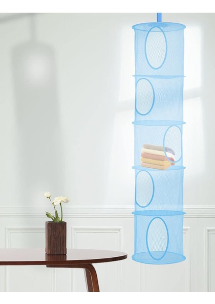 Çocuk Odası, Banyo ve Balkon Için 2 Adet Asılı Örgü Depolama Sepeti, Katlanabilir Köşe Space Saver Organizatör 5 Katmanlı, Peluş Oyuncaklar, Eldivenler, Şapkalar, Çorap Depolama (M (Yurt Dışından) modelleri