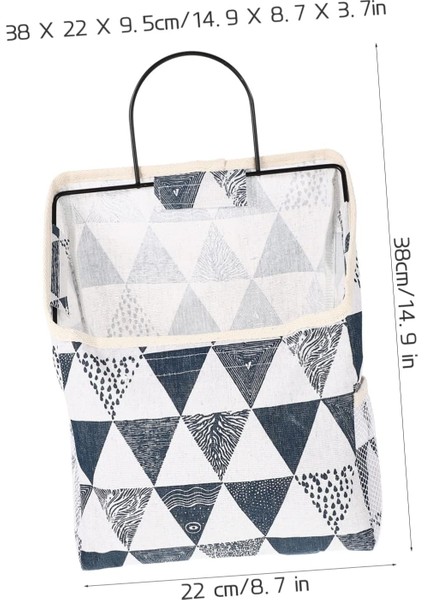 Saklama Çantası Asılı Düzenleme Sepeti Dolap Üzeri Kese Depolama Kılıfı Asılı Klozet Organizatör Metal Gardırop Dolabı Asılı Cep Organizatör Kanvas Ev Saklama Kutusu (Yurt Dışından) fiyatları