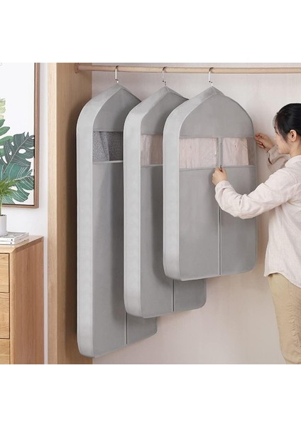 Üç Boyutlu Giysi Tozluk, Kullanışlı Saklama Çantası, Giysileri Asmak Için Giysi Çantaları, Giysi Saklama Torbaları, Dolap Saklama Için Giysi Çantaları (Mavi, 23.6''X3.9''X42.5'') (Yurt Dışından) modelleri