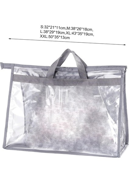 Temizle Çanta Depolama Toz Geçirmez Depolama Kılıfı Çanta Için Büyük Kapasiteli Toz Torbası Düzenli Tutun Güçlü Yük Taşıyan Depolama Cep Ev Gereçleri Gri S (Yurt Dışından) fiyatları