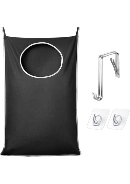 Pratik Duvara Asılı Sepetler Asılı Saklama Sepeti Banyo Saklama Çantası Kirli Giysiler Organizatör Çamaşır Sepeti Ev Duvara Asılı Sepet Kirli Giysiler Organizatör Örgü Saklama Çant (Yurt Dışından)