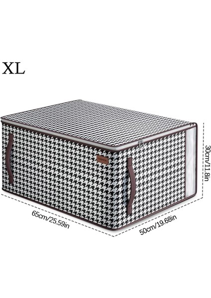 Saklama Çantası Büyük Kapasiteli Katlanır Elbise Taşınabilir Gardırop Ev Yorgan Yastık Battaniye Yatak Yorgan (26''l x 20" Wx 12''h) Için Saplı Fermuarlı Sıralama Kutusu (Yurt Dışından) modelleri