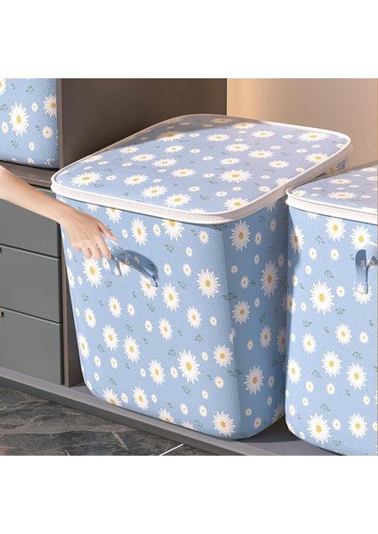 Kapaklı Büyük Saklama Kutuları, Katlanabilir Taşınabilir Elbise Saklama Çantası, Organizasyon Sepetleri Taşıma Çantaları Giyim Saklama, Dolap Düzenleyicileri ve Ev Için Kapaklı Sak (Yurt Dışından)