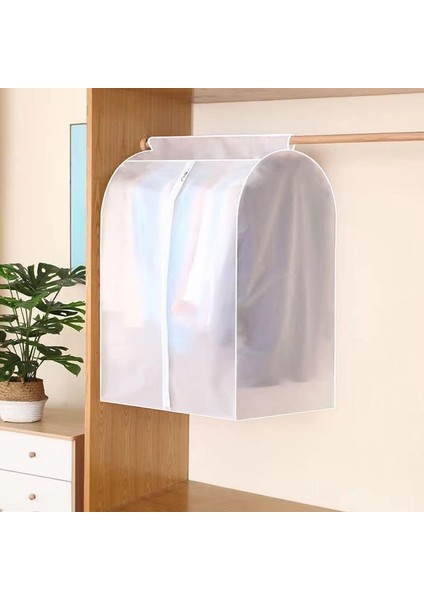 3D Fermuar Toz Elbise Kapak Su Geçirmez Giysi Saklama Dolap Takım Elbise Çanta Dolap Askıları Durumda Giyim Kapak Toz Torbası Asılı Organizatör (Yurt Dışından)