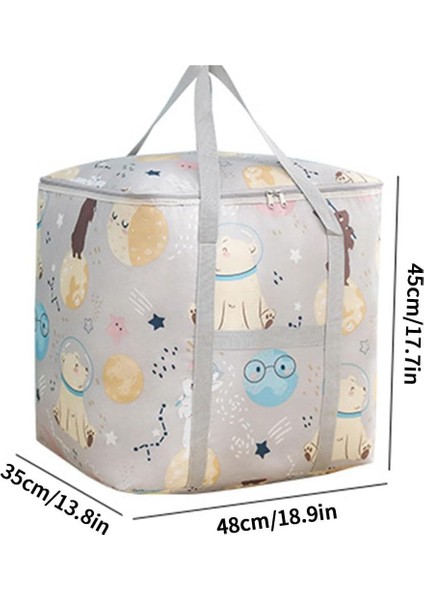 Depolama Oxford Kumaş Fermuarlı Dolap Organizatörleri ve Saklama Kutusu Hareketli Yorgan Saklama Sepeti Seyahat Büyük Kapasiteli Giyim Düzenleme ve Saklama Çantası Ev (B, B) (Yurt Dışından) fiyatları