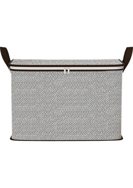 Dokumasız Fermuarlı Saklama Çantası, Büyük Giysi Saklama Kutuları, Fermuarlı Katlanabilir Yorgan Saklama Kapları, Kapaklı Seyahat Büyük Kapasiteli Giyim Saklama Çantası (18L(35 * 2 (Yurt Dışından) fiyatları