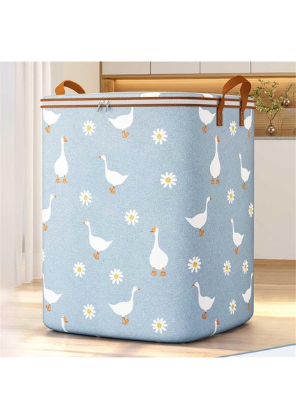 Kumaş Için Saklama Çantası 180L Istiflenebilir Kumaş Saklama Küpü Katlanabilir Battaniye Saklama Ağır Hizmet Kulpları ve Oturma Odası Yorgan Yastıkları Için Çift Fermuarlar Yorgan (Yurt Dışından) modelleri