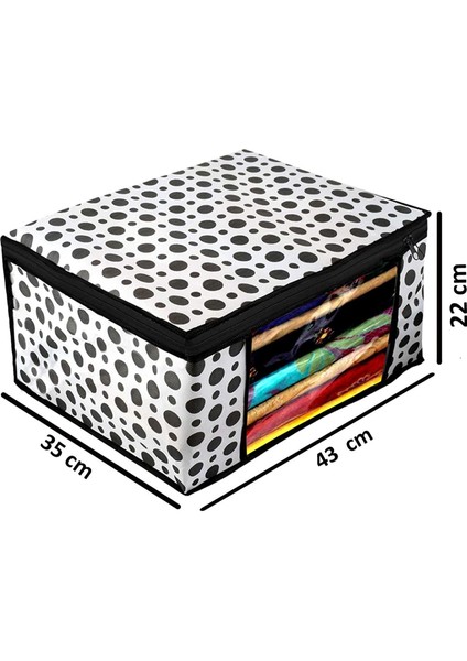 Mandi Giysi Örtüsü Dokunmamış Baskılı Sari Örtüsü Sari Organizatör Şeffaf Ön Saklama Torbaları Giysiler Için 1'li Paket (Siyah Beyaz) (Yurt Dışından) fırsatları
