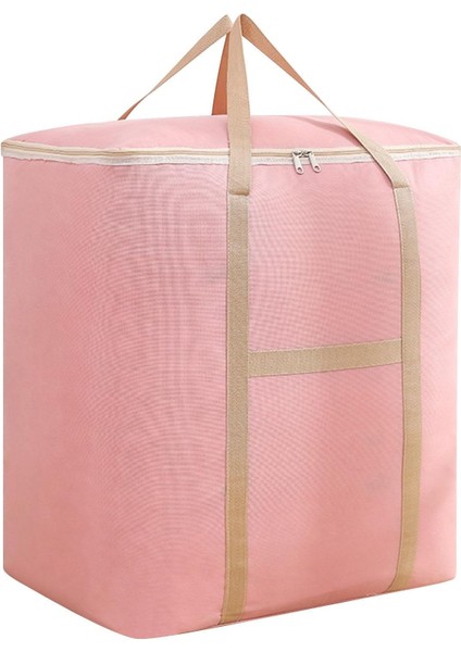 Giysi Saklama Büyük Yorgan Saklama Büyük Battaniye Organizatör Battaniye Için Taşınabilir Kumaş Saklama Kapları Yorgan Yorgan Oturma Odası Kulplu ve Çift Fermuarlı Yatak Takımı (Yurt Dışından)