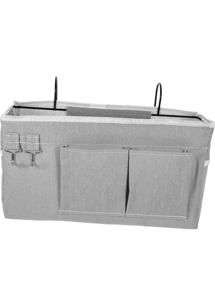 Başucu Saklama Çantası Yurt Yatağı Asılı Çanta Ranza Aksesuarları Başucu Cep Ev Asılı Saklama Çantası Asılı Saklama Organizatör Yatak Cebi Başucu Çantası Yüksek Kapasiteli Demir (Yurt Dışından)