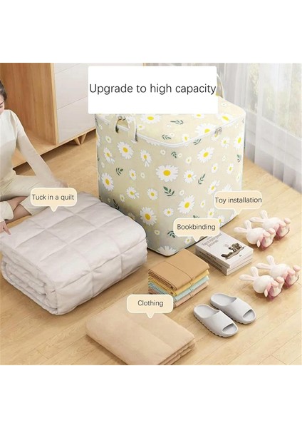 Dokunmamış Fermuar Saklama Kutuları Hareketli Yorgan Saklama Sepeti Seyahat Büyük Kapasiteli Giysi Düzenleyiciler ve Saklama Çantası (Yurt Dışından) indirimleri