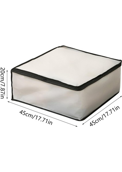 Eva Yorgan Saklama Çantası, Çok Boyutlu Giyim Yorgan Saklama Kutusu, Kamp Anti-Şeffaf Görünür Mobil Spor Çantası, Giyim Saklama Büyük Kapasiteli Çanta (24.5 * 23 * 3cm) (Yurt Dışından) fiyatları