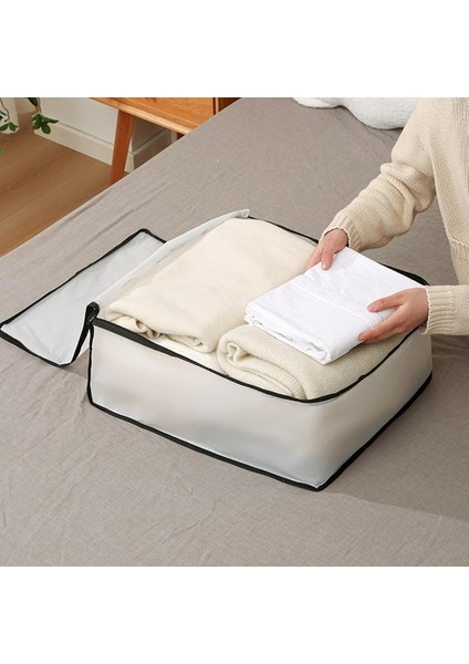 Eva Yorgan Saklama Çantası, Çok Boyutlu Giyim Yorgan Saklama Kutusu, Kamp Anti-Şeffaf Görünür Mobil Spor Çantası, Giyim Saklama Büyük Kapasiteli Çanta (24.5 * 23 * 3cm) (Yurt Dışından) modelleri