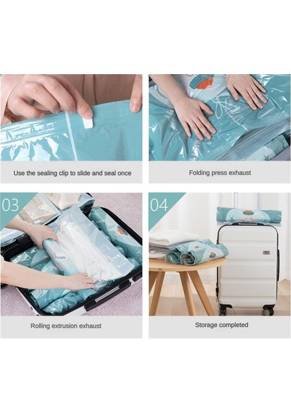 Seyahat Seyahatleri Için Haddeleme Seyahat Sıkıştırma Çantaları Uzay Tasarruf Çantaları Cruise Seyahat Aksesuarları Temelleri Için Vakum Saklama (19.6 * 27.5 Inç, 10'lu Paket) (Yurt Dışından) modelleri
