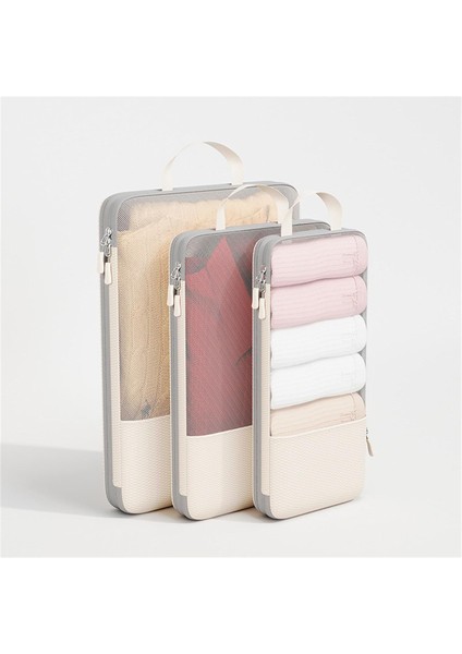 Zqa 3'lü Paket Yerden Tasarruflu Sıkıştırma Saklama Torbaları Giyim Için Set Ev Eşyaları Konteynerler Yatak Organizatör Ev Için (Yurt Dışından) fırsatları