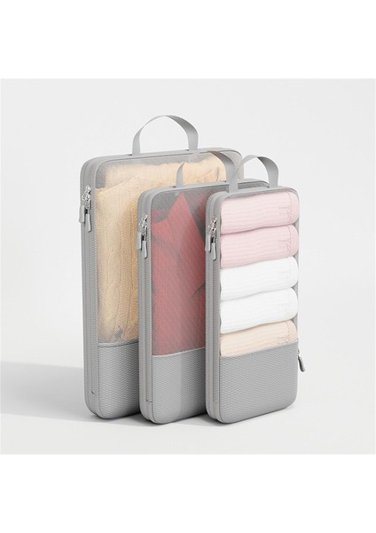 Zqa 3'lü Paket Yerden Tasarruflu Sıkıştırma Saklama Torbaları Giyim Için Set Ev Eşyaları Konteynerler Yatak Organizatör Ev Için (Yurt Dışından) indirimleri