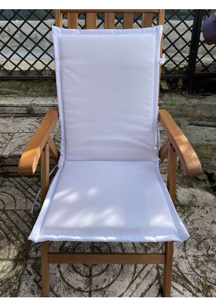 Koton Krem Sırtlı Sandalye Minderi 42x40 cm