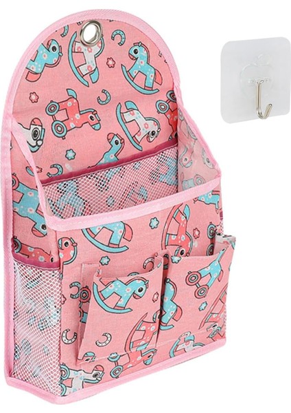 Duvara Monte Depolama Sepeti Çok Katmanlı Kapı Arkası Yurt Çantası Kolej Odası Asma Kese Kumaş Organizatör Çanta Kumaş Sepeti (Yurt Dışından)