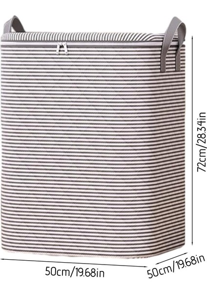 Depolama Giyim Çantaları, Saklama Kapları Takviyeli Saplı Giysi Organizatörü Battaniyeler Için Kalınlaştırılmış Malzeme, Yatak Takımları, Yerden Tasarruf Için Çift Fermuarlı (Yurt Dışından) fırsatları