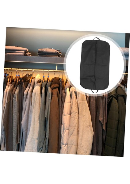 2 Adet Portapotty Morphie Taşınabilir Asma Kese Kullanışlı Dokumasız Kumaş Katlanabilir Dokumasız Kumaş Pratik Dokumasız Kumaşlar Kullanışlı Takım Elbise Ceket Saklama Çantası Elbi (Yurt Dışından)