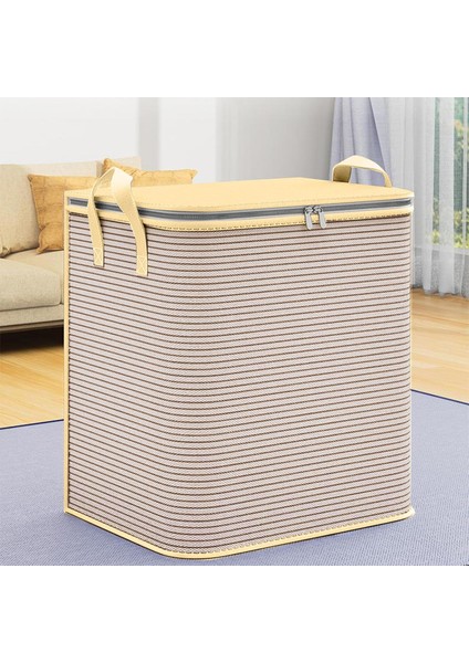 Giysi Saklama Torbaları, Çift Yönlü Fermuarlı Büyük Saklama Torbaları, Katlanabilir Saplı Taşıma Çantaları, Giysi, Nevresim, Yorgan, Battaniye ve Oyuncaklar Için Saklama Kapları (Yurt Dışından)