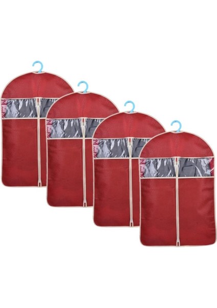 Saklama Çantası Toz Kapağı Konfeksiyon Organizatör Takım Elbise Kapağı Toz Geçirmez Çanta Asılabilir Giysi Kapağı (Yurt Dışından)