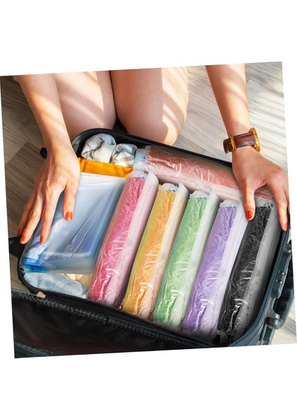 12 Adet Sıkıştırma Torbası Sıkıştırma Çuval Vakum Saklama Torbaları Space Saver Çantalar Vakumlu Giysi Saklama Torbaları Space Saver Saklama Torbaları Vakum Torbaları Seyahat Kapat (Yurt Dışından) modelleri