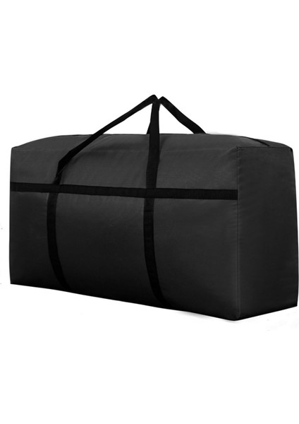 Ağır Hizmete Uygun Ekstra Büyük Taşıma Çantaları Sırt Çantası Askılarıyla Güçlü Kulplar ve Fermuarlar, Yerden Tasarruf Için Saklama Kutuları, Katlanır Düz Siyah M (Yurt Dışından)