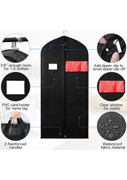 Giysi Çantası Asılı Giysi Çantası Kartvizitlik Dolap Saklama Için Şeffaf Pencere Ceket Örtüsü, Asılı Giysi Saklama Kabı Mont Ceketler Gömlekler Takım Elbise Giysi Örtüsü Yatak Odas (Yurt Dışından) modelleri