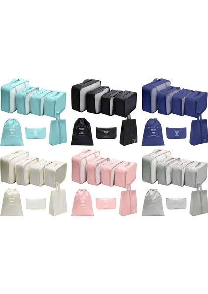 Bavullar Için Ambalaj Küpleri 7 Adet Bagaj Organizatörleri Seyahat Için Çanta Su Geçirmez Ambalaj Küpü Bavullar Için Saklama Torbaları Ambalaj Küpü Saklama Poşetleri (Yurt Dışından) modelleri