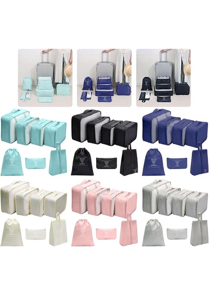Bavullar Için Ambalaj Küpleri 7 Adet Bagaj Organizatörleri Seyahat Için Çanta Su Geçirmez Ambalaj Küpü Bavullar Için Saklama Torbaları Ambalaj Küpü Saklama Poşetleri (Yurt Dışından) fiyatları
