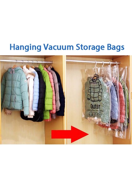 2023 Yeni Asılı Vakum Saklama Torbaları, Yeniden Kullanılabilir Asılı Sıkıştırılabilir Saklama Torbası El Pompalı Uzay Tasarruf Çantaları, Takım Elbise Ceketleri Için Yükseltme Giy (Yurt Dışından) fiyatları