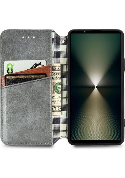 Sony Xperia 1 Vı Için Flip Case Deri Kılıf Kapak Kapak Cüzdan Fonksiyonu (Yurt Dışından)