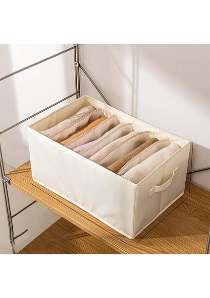 Giysi Organizatörü, File Kutu Saklama Kutusu Bölmesi Depolama, Giysi Çekmecesi Pantolon Çantası Temizlik ve Organizatörler, Kumaş Depolama Kulesi Ev Supplise (Yurt Dışından)