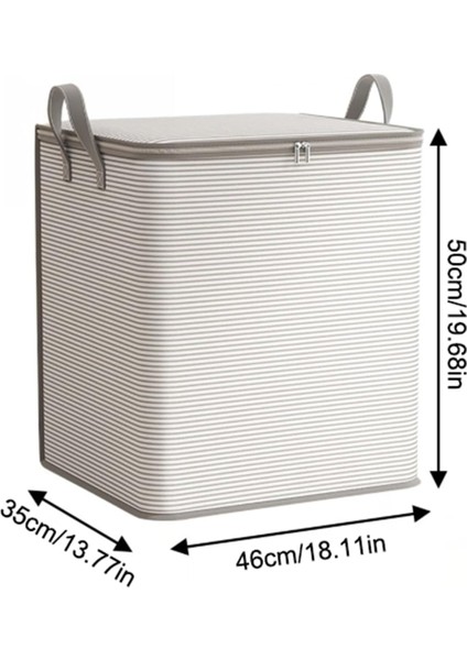 Giysi Saklama, Katlanabilir Büyük Saklama Torbaları, Giysi Saklama Kapları, Battaniye, Yorgan, Oyuncaklar, Yastıklar, Giysi Düzenleyicileri ve Kapaklı ve Saplı Saklama (Gri #2, Xl) (Yurt Dışından) fırsatları
